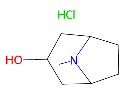 Pseudotropine hydrochloride structure