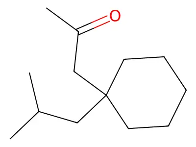 1-(1-Isobutylcyclohexyl)acetone structure