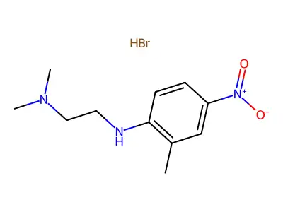 2-Methyl-4-nitroaniline ethylene dimethylammonium structure