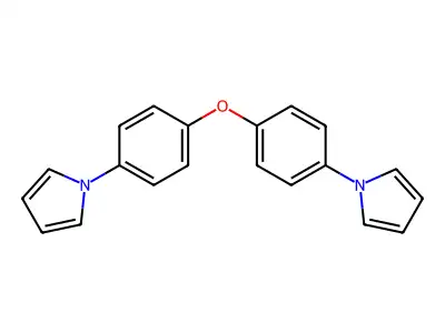 1-(4-[4-(1H-Pyrrol-1-YL)phenoxy]phenyl)-1H-pyrrole structure