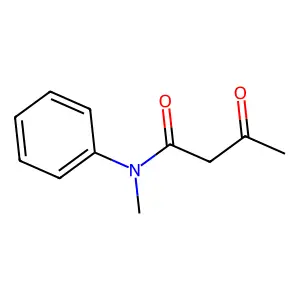 N-甲基-3-氧代-N-苯基丁酰胺 structure