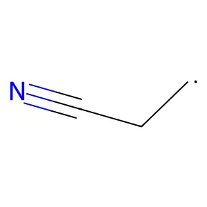 2-Cyanoethyl radical structure