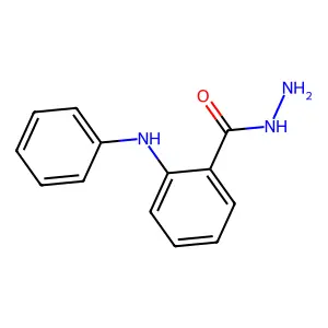 2-苯氨基苯甲酰肼 structure