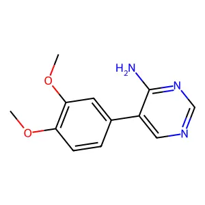 5-(3,4-Dimethoxyphenyl)pyrimidin-4-amine structure