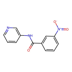 3-nitro-N-pyridin-3-ylbenzamide structure