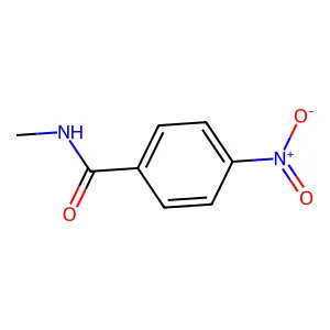 N-Methyl-4-nitrobenzamide structure