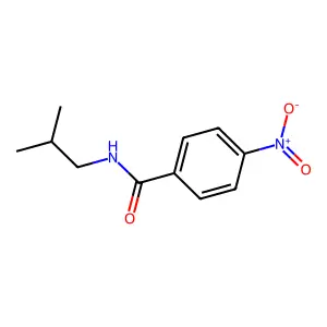 N-(2-methylpropyl)-4-nitrobenzamide structure
