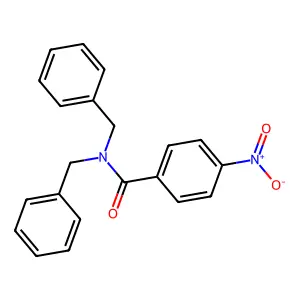 n,n-Dibenzyl-4-nitrobenzamide structure