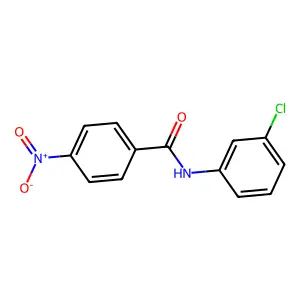 Benzamide, N-(3-chlorophenyl)-4-nitro- structure