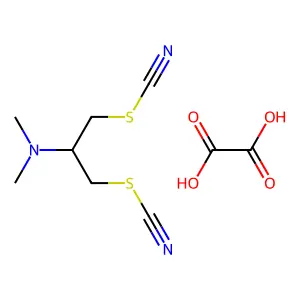 Nereistoxin dicyanate hydrogen oxalate structure