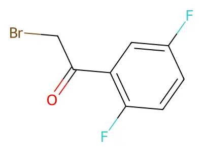 2-Bromo-1-(2,5-difluorophenyl)ethanone structure