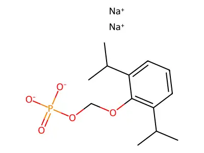 Fospropofol Disodium structure