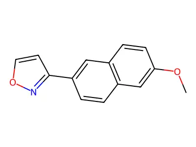 3-(6-Methoxynaphthalen-2-yl)isoxazole structure