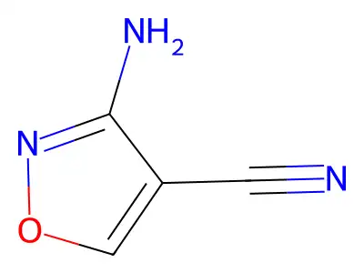 3-Aminoisoxazole-4-carbonitrile structure