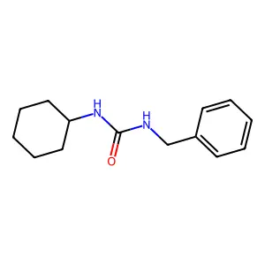 1-Benzyl-3-cyclohexylurea structure