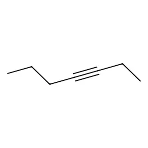 3-庚炔 structure