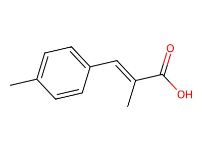 2-methyl-3-(4-methylphenyl)prop-2-enoic Acid structure
