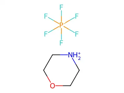 Morpholin-4-ium hexafluorophosphate structure