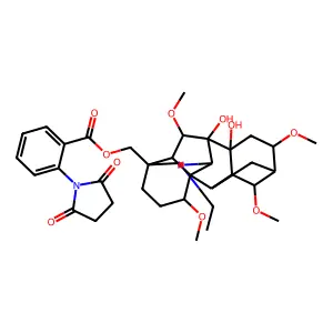 Lycaconitine structure