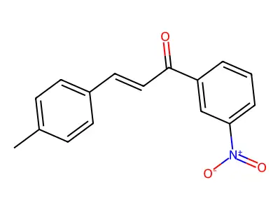 2-Propen-1-one,3-(4-methylphenyl)-1-(3-nitrophenyl)- structure