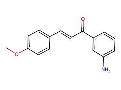 1-(3-Aminophenyl)-3-(4-methoxyphenyl)prop-2-en-1-one structure