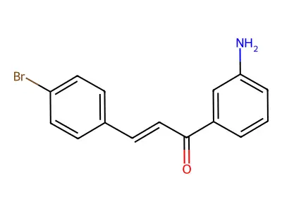1-(3-Aminophenyl)-3-(4-bromophenyl)prop-2-en-1-one structure