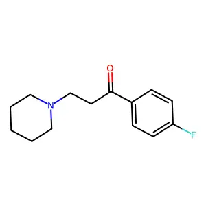 Propiophenone, 4'-fluoro-3-piperidino- structure
