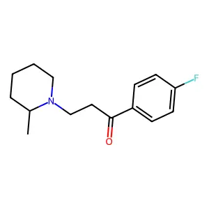 1-(4-Fluorophenyl)-3-(2-methylpiperidin-1-yl)propan-1-one structure