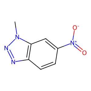 1H-Benzotriazole, 1-methyl-6-nitro- structure