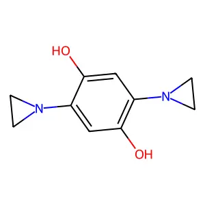 2,5-Diaziridinylhydroquinone structure