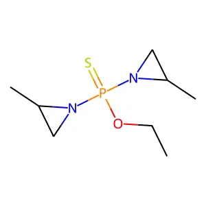 Ethoxy-bis(2-methylaziridin-1-yl)-sulfanylidene-lambda5-phosphane structure