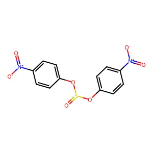 Bis(p-nitrophenyl) sulphite structure
