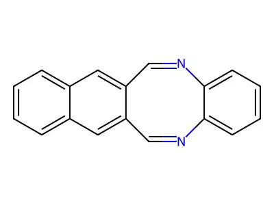 Benzo(B)naphtho(2,3-F)(1,4)diazocine structure