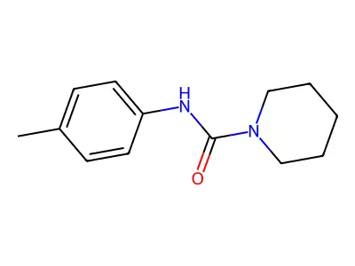 1-(N-(P-Tolyl)carbamoyl)piperidine structure