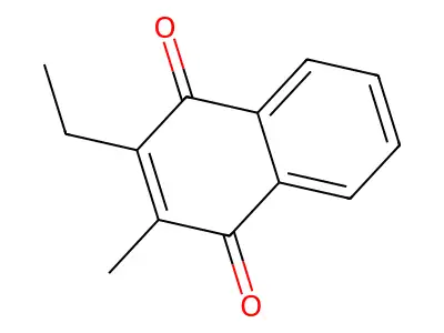 1,4-Naphthalenedione, 2-ethyl-3-methyl- structure