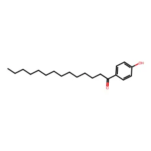 Phenol, 4-tetradecanoyl- structure