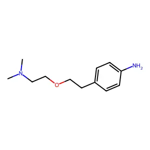 Aniline, p-(2-(2-(dimethylamino)ethoxy)ethyl)- structure