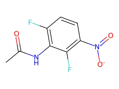 N-(2,6-Difluoro-3-nitrophenyl)acetamide structure