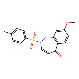 8-methoxy-2-(4-methylphenyl)sulfonyl-1H-2-benzazepin-5-one structure