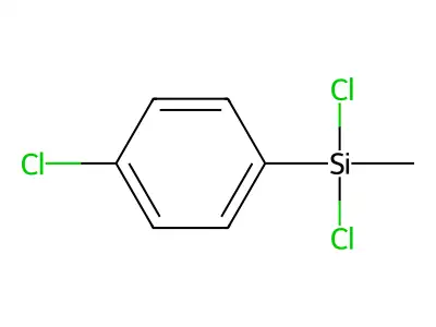 Methyl-o-chlorophenyldichlorosilane structure