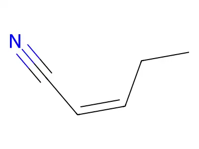 2-Pentenenitrile structure