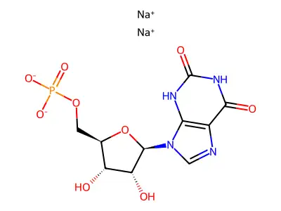黄苷一磷酸 structure