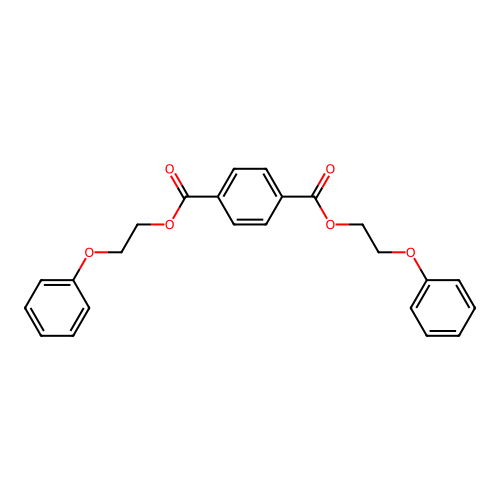 1,4-Benzenedicarboxylic acid, 1,4-bis(2-phenoxyethyl) ester structure
