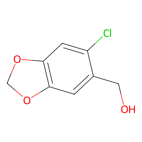 6-Chloropiperonyl alcohol structure