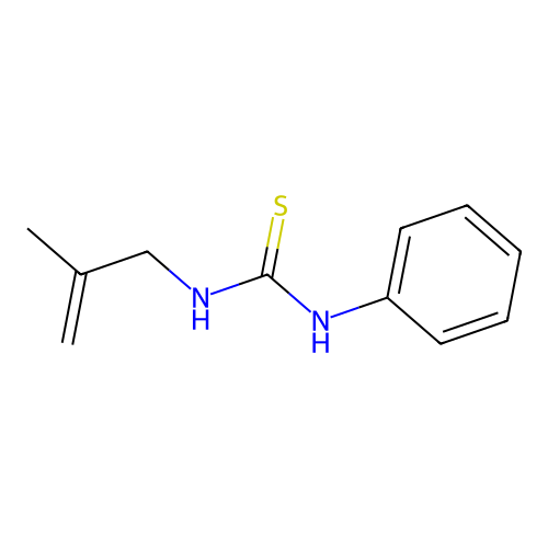 1-(2-Methylallyl)-3-phenyl-thiourea structure
