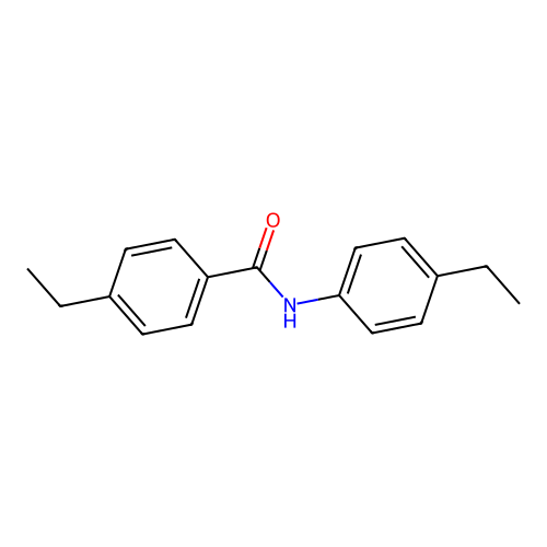 4-ethyl-N-(4-ethylphenyl)benzamide structure