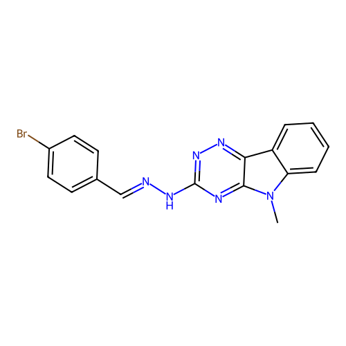 C17H13BrN6 structure