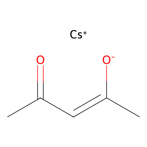 cesium (Z)-4-oxopent-2-en-2-olate structure