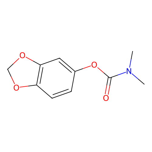 1,3-Benzodioxol-5-yl dimethylcarbamate structure