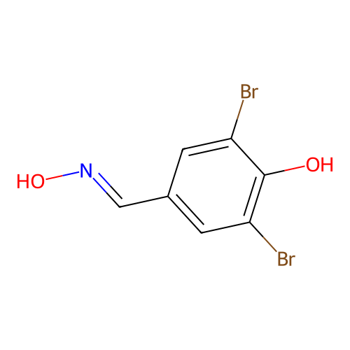 2,6-Dibromo-4-((hydroxyamino)methylene)cyclohexa-2,5-dien-1-one structure